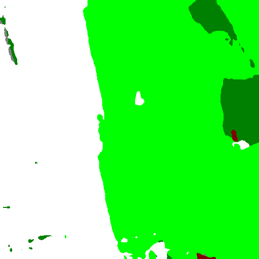 SCanNet predicted semantic map for timestamp 1.