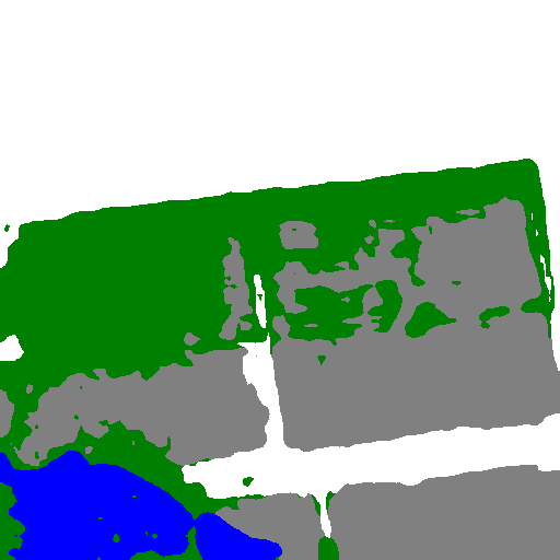 SCanNet predicted semantic map for timestamp 1 in example 02736.