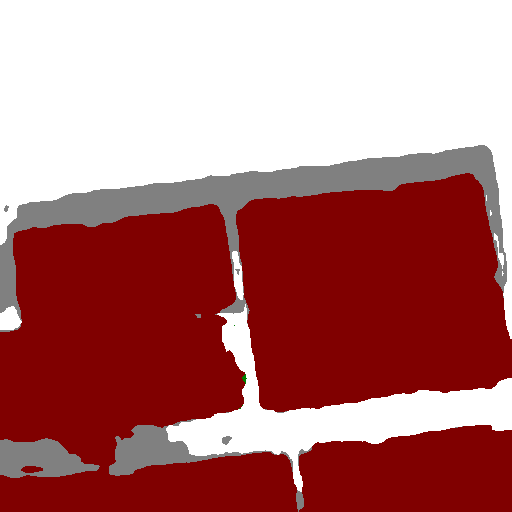 SCanNet predicted semantic map for timestamp 2 in example 02736.