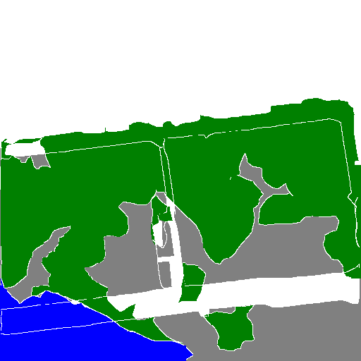 Ground-truth semantic map for timestamp 1 in example 02736.