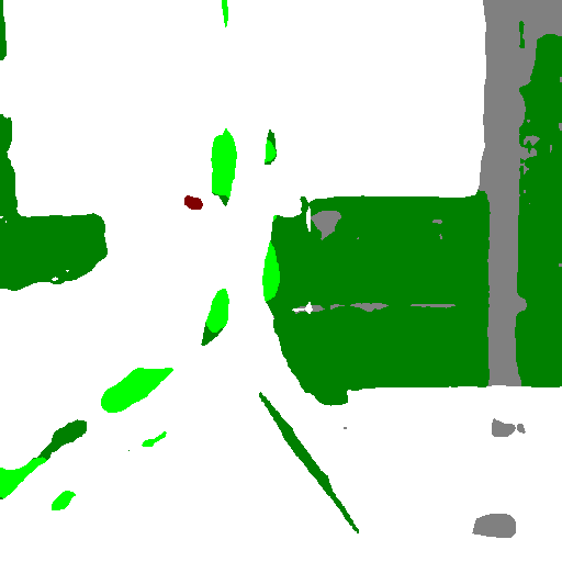 ChangeMamba predicted semantic map for timestamp 1 in example 12808.